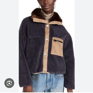 Sandy Liang women’s dough jacket in a gorgeous charcoal color